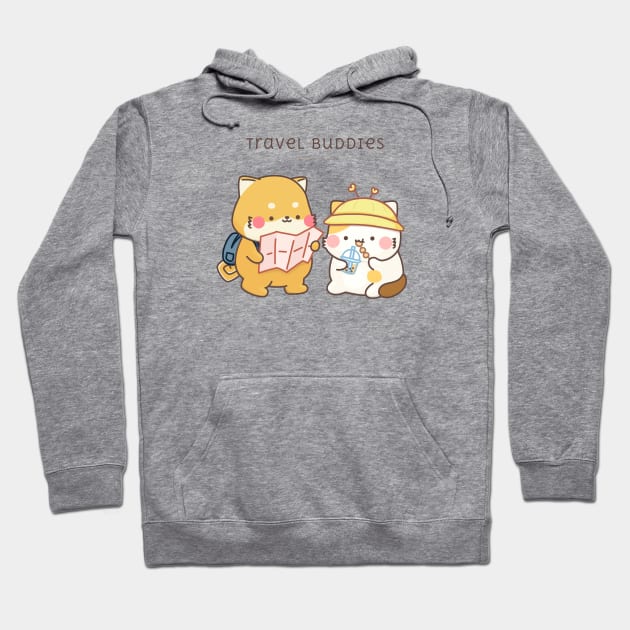 Travel Buddies Hoodie by @muffin_cat_ig